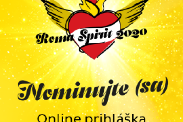 Na zaslanie nominácie na ocenenie Roma Spirit zostáva 7 dní!